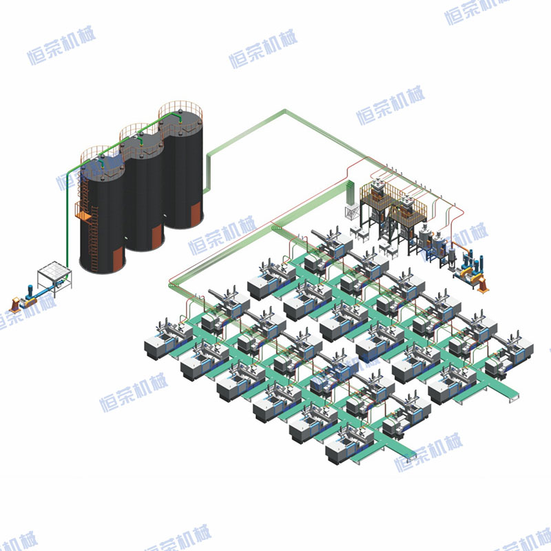Positive Pressure Conveyor System, Injection Molding Machine Centralized Feed System, Powder Central Feed